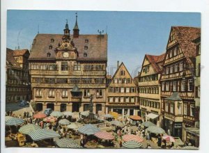 440966 Germany 1964 Tubingen market cancellation RPPC advertising fish stamp