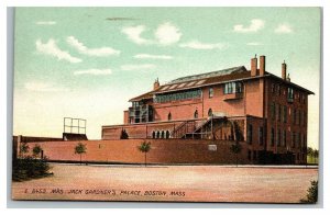 Vintage 1920's Pre Linen Postcard Mrs Jack Gardner's Palace Boston Massachusetts