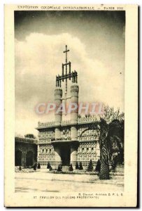 Old Postcard Paris International Colonial Exposition in 1931 Pavilion prostes...