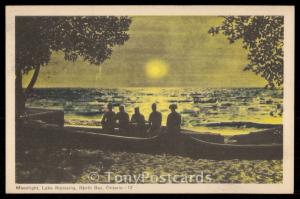 Moonlight, Lake Nipissing, North Bay, Ontario