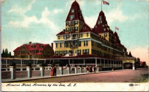 Postcard Arverne Hotel in Arverne by the Sea, Queens, New Jersey