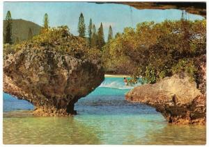 French Polynesia UTA Airline Postcard 1960s-1970s