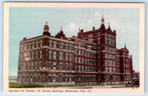 SHERBROOKE St. Charles Seminary P.Q. CANADA 1909 Postcard