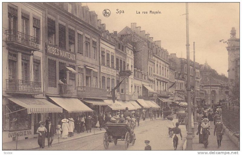 SPA , Belgium , 00-10s La rue Royale