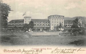 CONSTANT SPRING HOTEL JAMAICA POSTCARD (1906)