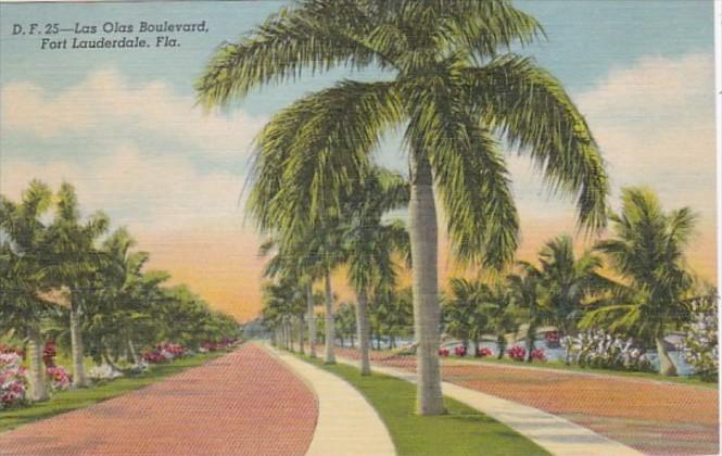 Florida Fort Lauderdale Las Olas Boulevard Curteich