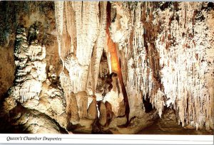 Queens Chamber Draperies Carlsbad Caverns National Park New Mexico Postcard