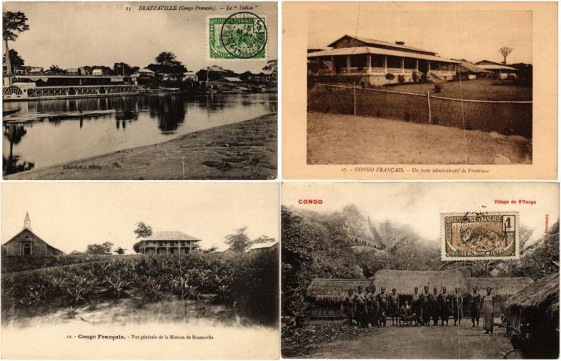 CONGO FRANCAISE FRENCH CONGO AFRIQUE AFRICA 43 CPA 1900-1950