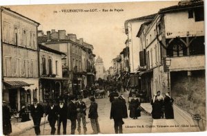 CPA VILLENEUVE-sur-LOT-Rue de Pujols (264145)