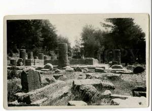 262154 GREECE Olympia ruins Vintage photo postcard