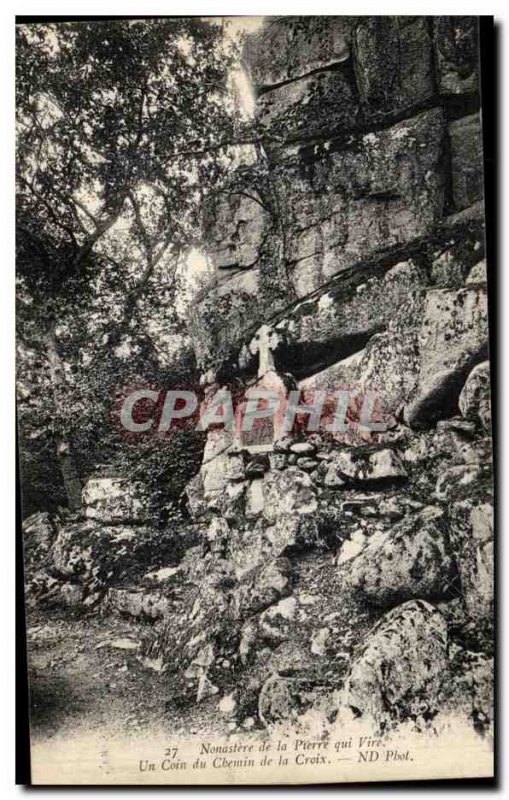 Old Postcard Paris Monastery of Peter Vire A Corner of the Cross