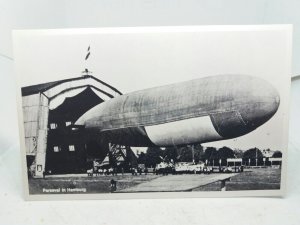 Zeppelin Luftschiff Parseval in Hamburg Germany c1914 WW1 Repro Postcard