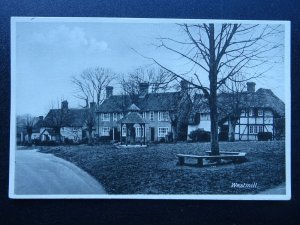 Hertfordshire Buntingford WESTMILL Village Green & Water Pump - Old Postcard