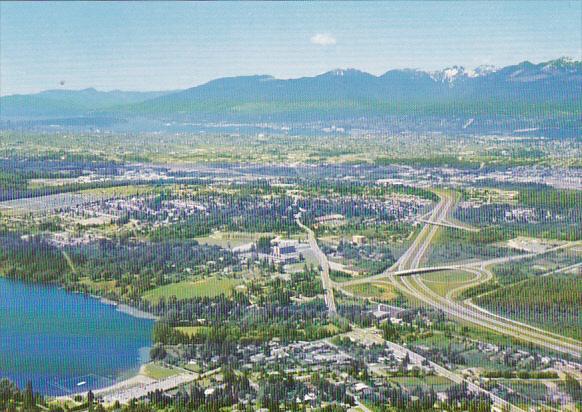 Canada Aerial View Burnaby British Columbia