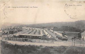 us7342 camp de la courtine les tentes aubusson  ww1 army france military war