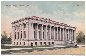 Public Library, DENVER, Colorado, 1910-1920s