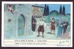 LIEBIG CARDS Advertising Life & Operas Moliere Scenes Set/6