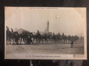 Mint Palestine RPPC Postcard The Imperial Camel Corps Entering Beersheba