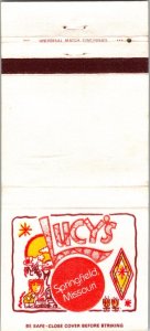 Vintage Matchbook Cover Lucy's Holiday Inn Springfield, Missouri MB172