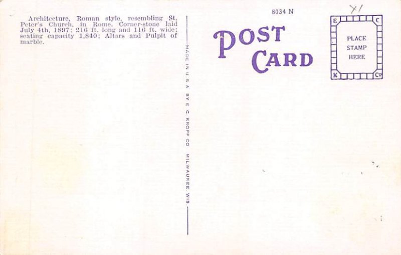 Saint Josaphat Basilica Kosciusko Park Milwaukee WI 