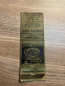 Matchbook Cover Sander’s CAFE St. Louis Missouri MB11