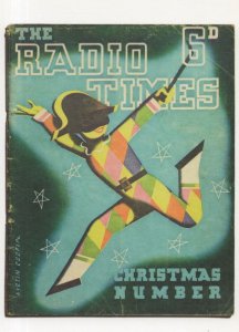 Radio Times Magazine Christmas Number 16 1934 Dancer Postcard