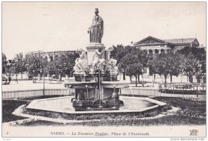 NIMES, Gard, France, 1900-1910´s; La Fontaine Pradier