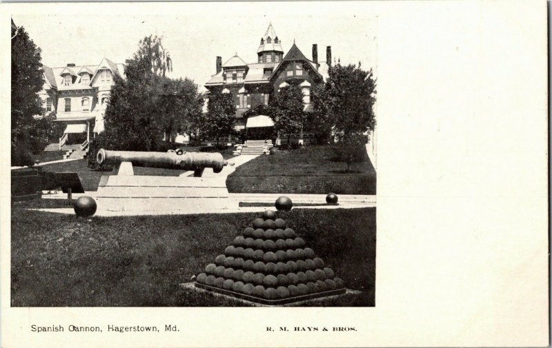 Spanish Cannon, Hagerstown MD Undivided Back Postcard J30