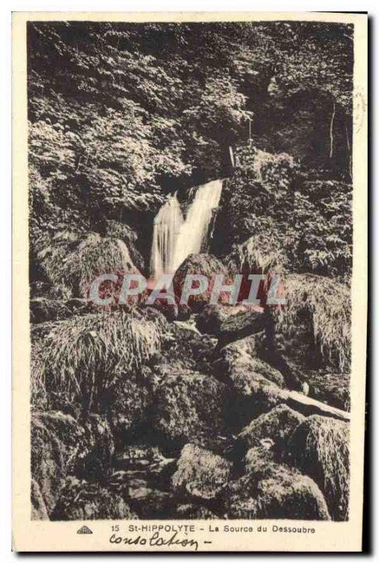 Postcard Old St Hippolyte Source Dessoubre