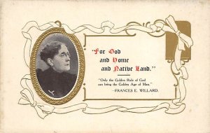 For God and home and native land Suffragette Interior Retail Unused 