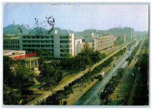 c1950's Aerial View People's Republic of China Vintage Posted Postcard