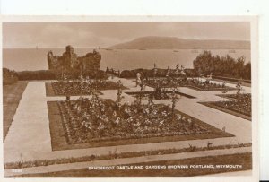 Dorset Postcard - Sandsfoot Castle & Gardens Showing Portland - Weymouth -14976A