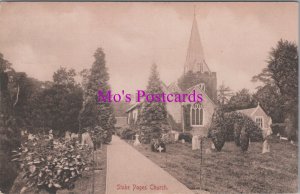 Buckinghamshire Postcard - Stoke Poges Church  RS38344