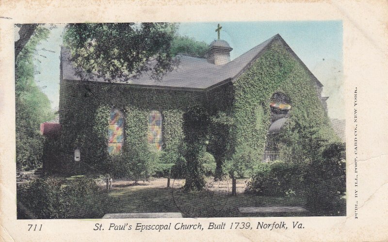 NORFOLK, Virginia, PU-1905; St. Paul's Episcopal Church