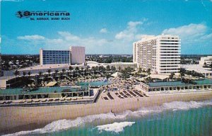 The Hotel Of The Americas Americana Bal Harbour Miami Beach 1961