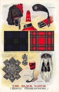 Scotland The Black Watch Royal Highlanders Postcard