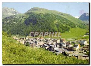 Postcard Modern Val d'Isere Savoie ensemle view of Tete Solaise