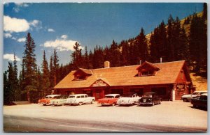 Continental Divide Colorado 1950-60s Postcard Monarch Crest Lodge Motel