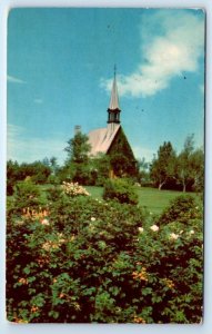 Church of St. Charles Grand Pre Nova Scotia Canada 1953 Postcard