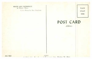 Postcard BEACH SCENE Onset Massachusetts MA AT0756