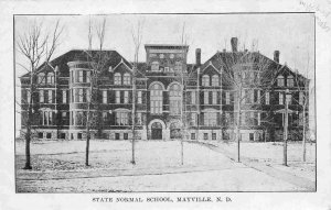 State Normal School University Mayville North Dakota 1907c postcard