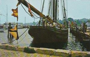 Connecticut Mystic Boston Fishing Schooner L A Dunton Mystic Maritime Museum ...