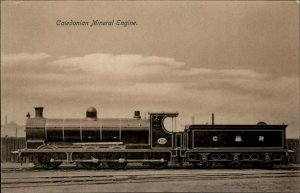 Caledonian Railway Co Mineral Engine RR Train c1910 Postcard 
