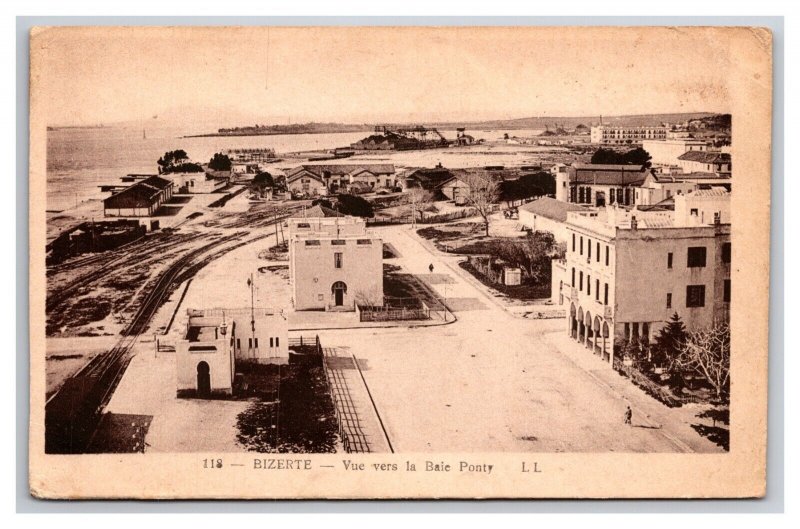 Street View Towards Ponty Bay Bizerte Tunisia  UNP DB Postcard Q25