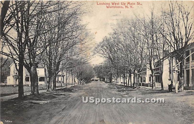 Looking West Up Main Street - Wurtsboro, New York