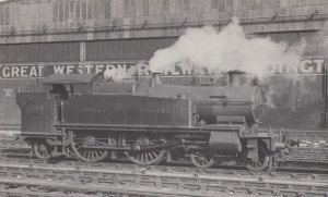 Great Western Railway GWR No 2230 Class 4-4-2T Antique Real Photo Postcard