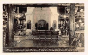Real Photo Postcard Main Lounge at Seigniory Club in P.Q. Canada~118165
