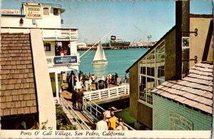 Ports O' Call Village, Los Angeles Harbor San Pedro CA Postcard L65