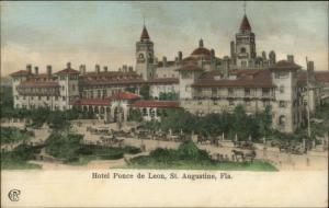 St. Augustine FL Hotel Ponce De Leon c1905 UDB Postcard EXC COND