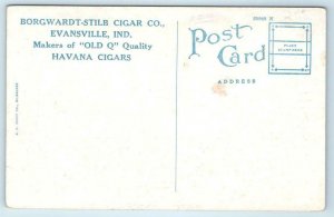 BORGWARDT-STILB CIGAR OLD Q Havana Cigars MARQUIS of QUEENSBURY Postcard